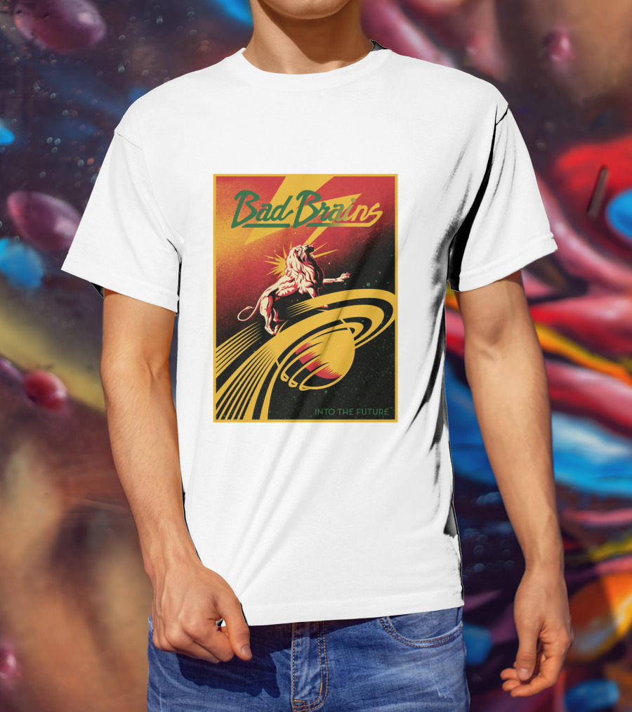 Bad Brains Into The Future Lion And Saturn T-Shirt