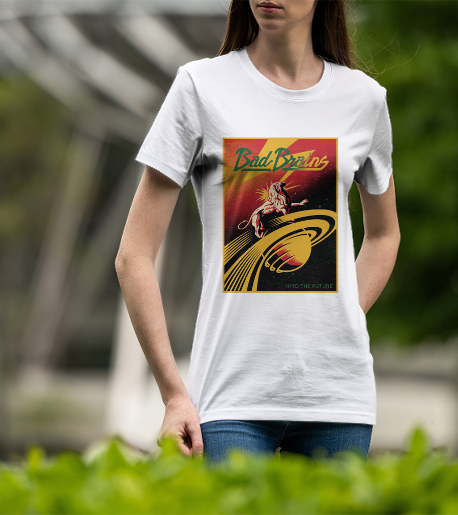 Bad Brains Into The Future Lion And Saturn T-Shirt
