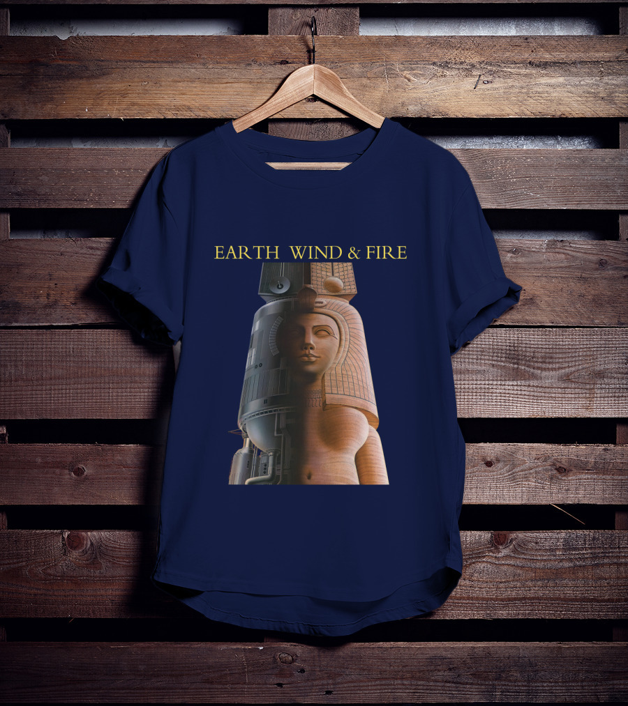 Earth Wind & Fire Iconic Futuristic Egyptian Pharaoh T-Shirt