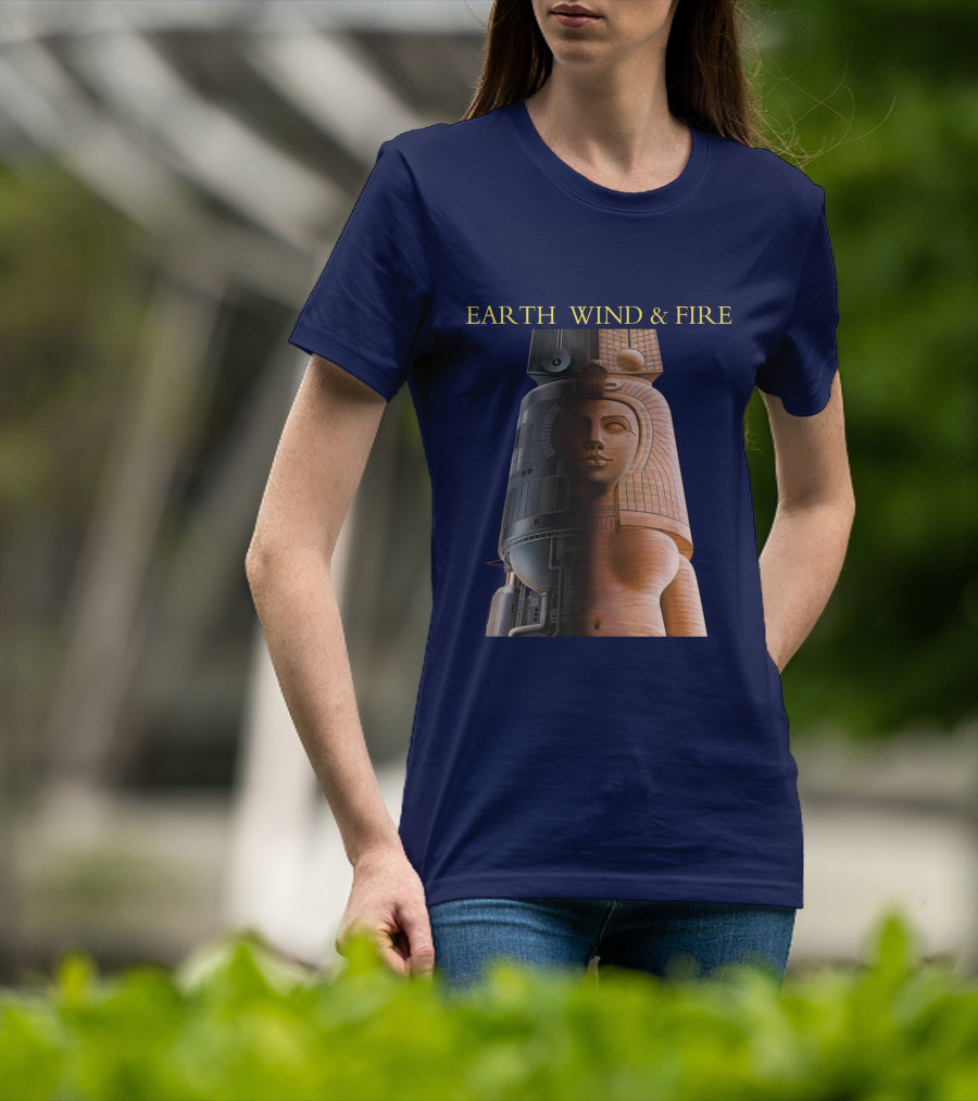 Earth Wind & Fire Iconic Futuristic Egyptian Pharaoh T-Shirt