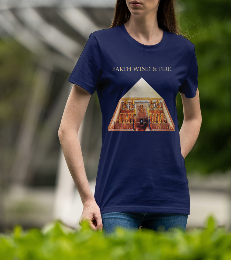 Earth Wind & Fire Pyramid Egyptian Theme T-Shirt