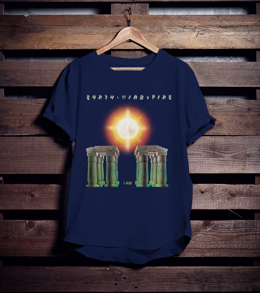Earth Wind Fire I Am Sun Stonehenge Concept T-Shirt