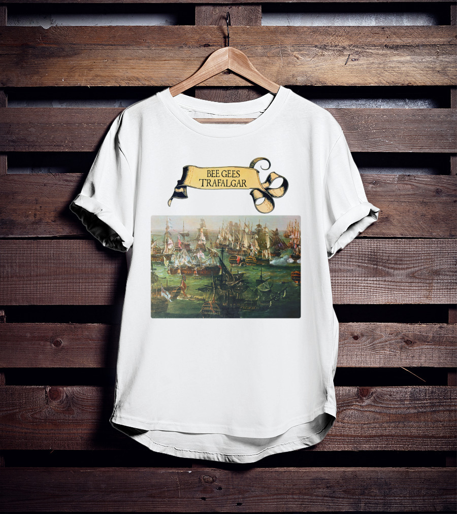 Bee Gees Trafalgar Naval Battle Scene T-Shirt