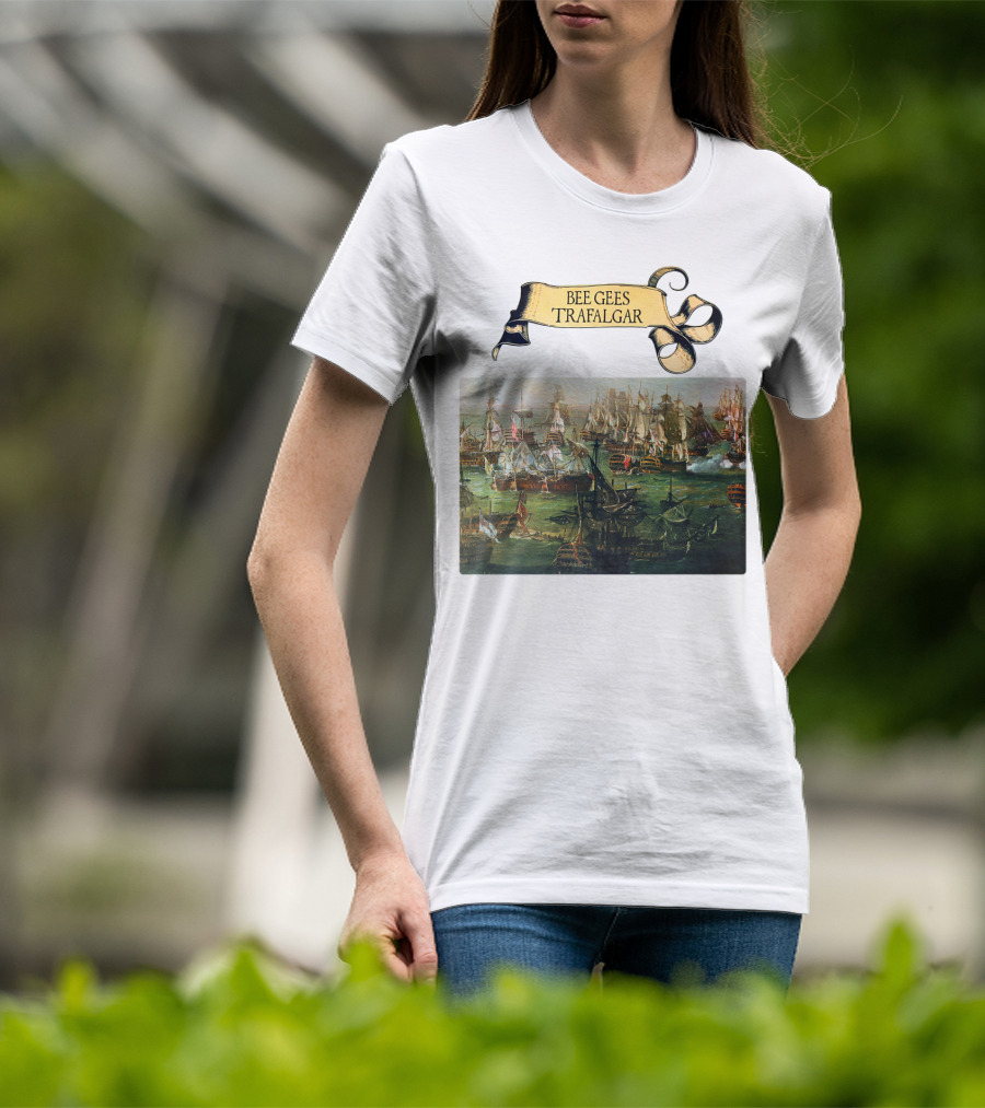 Bee Gees Trafalgar Naval Battle Scene T-Shirt