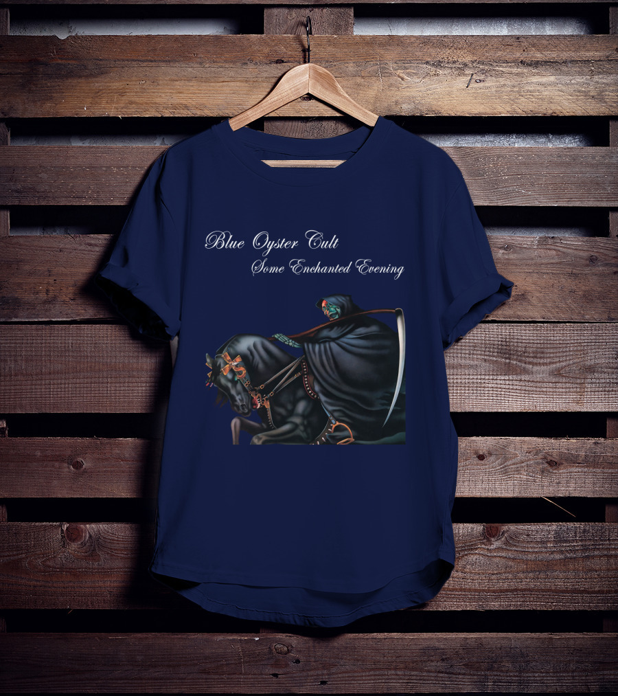 Blue Oyster Cult Some Enchanted Evening Rider With Scythe T-Shirt
