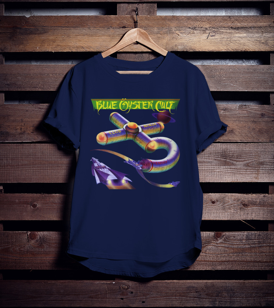 Blue Öyster Cult Club Ninja Spaceship T-Shirt