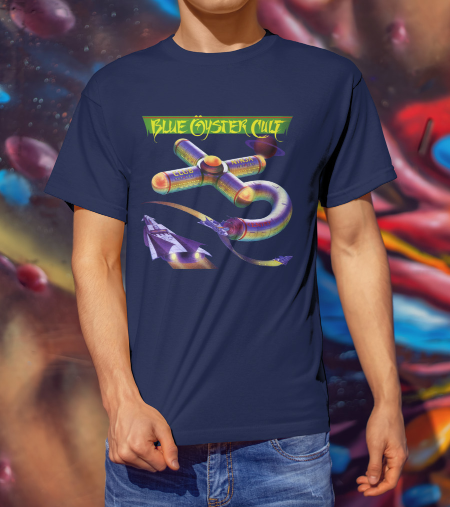 Blue Öyster Cult Club Ninja Spaceship T-Shirt