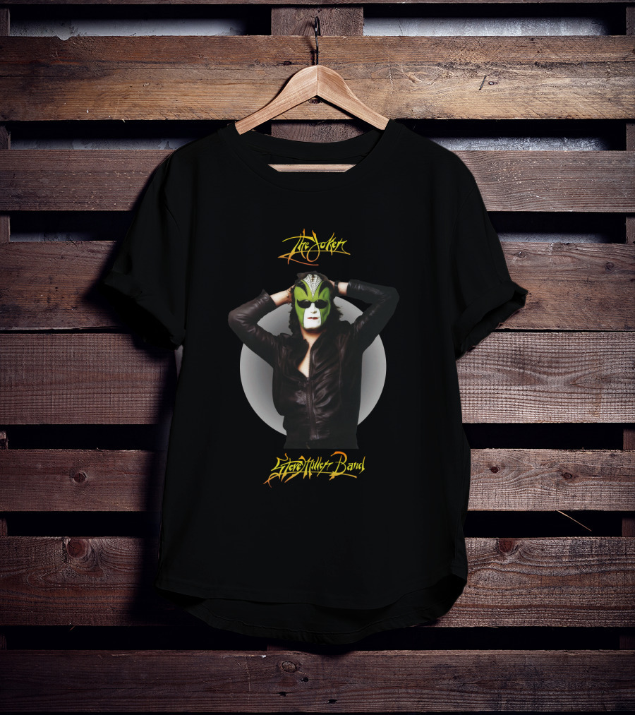 Steve Miller Band The Joker Leather Jacket Green Mask T-Shirt