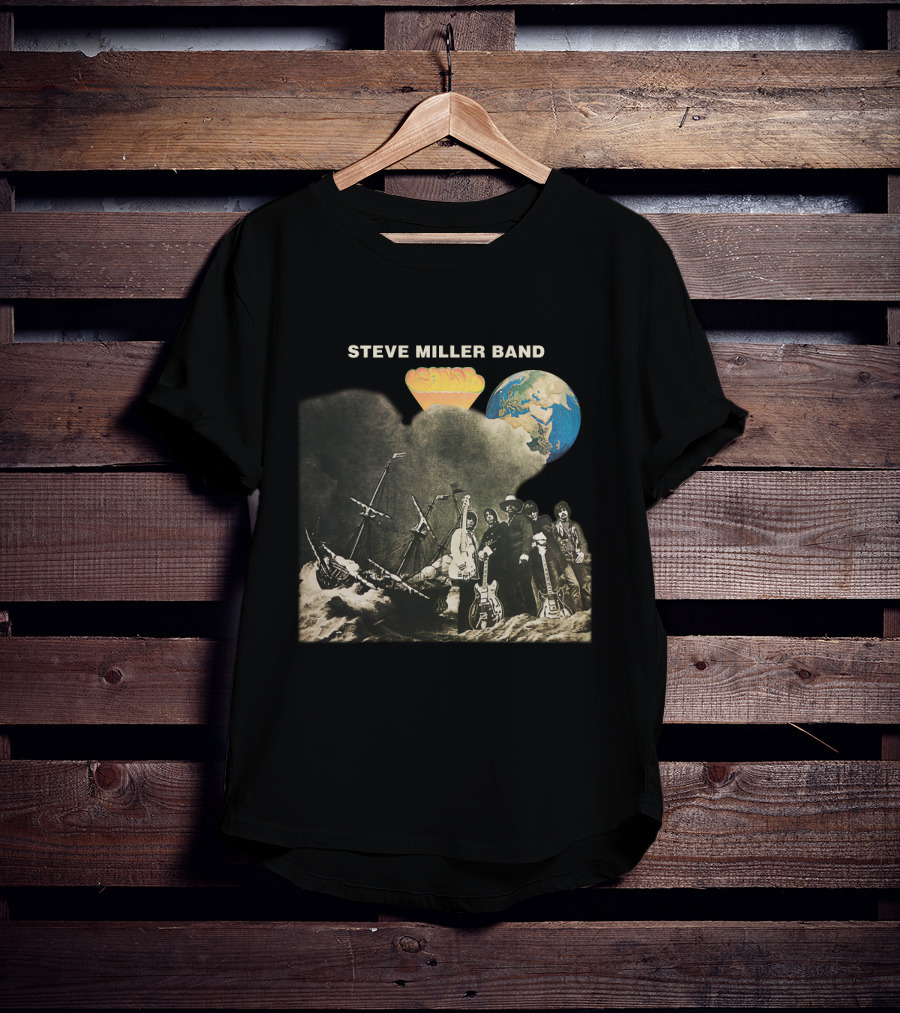 Steve Miller Band Brave New World Album Cover Art T-Shirt