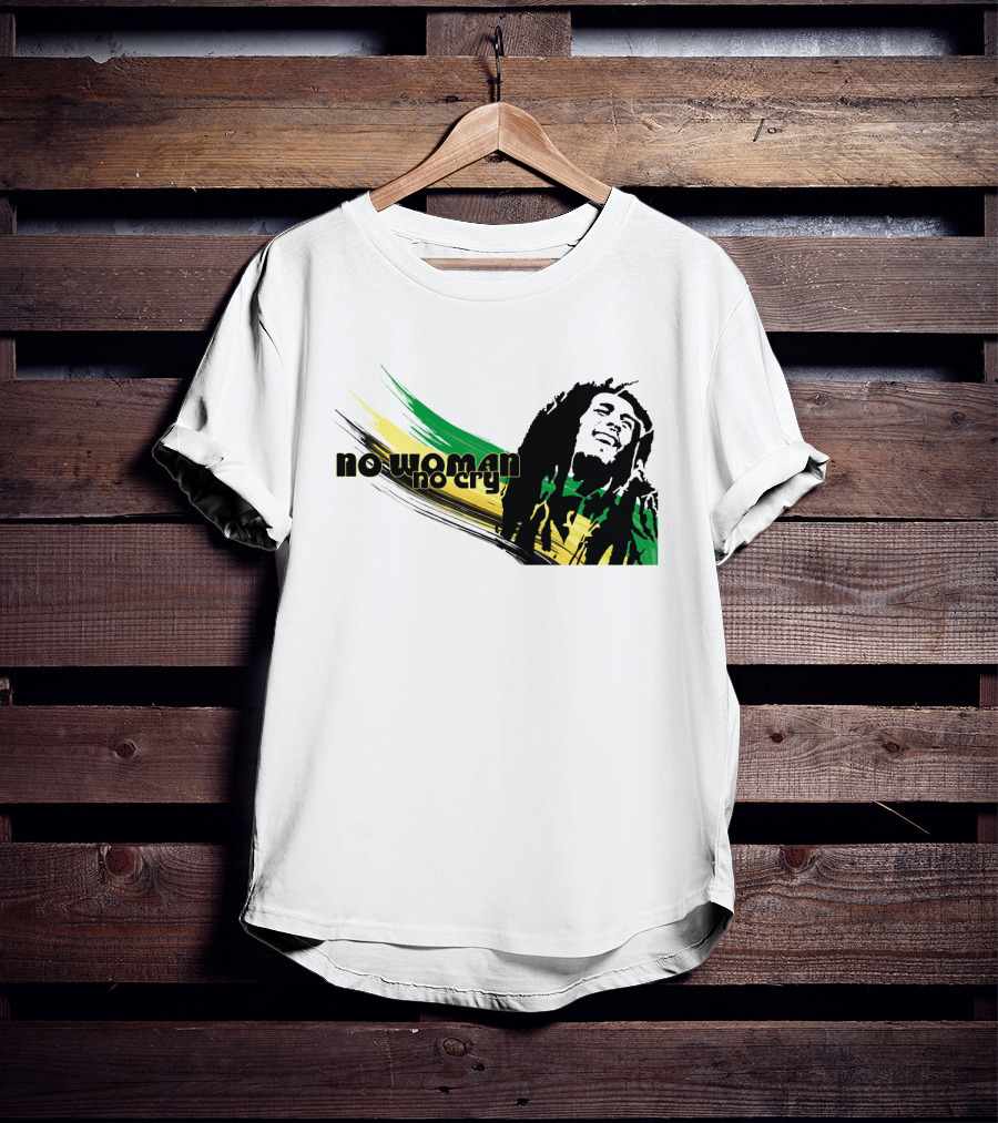 No Woman No Cry Rasta Colors T-Shirt