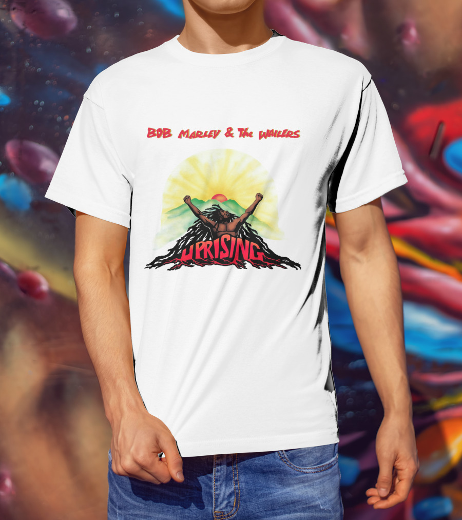 Bob Marley & The Wailers Uprising Sun Mountain Freedom T-Shirt