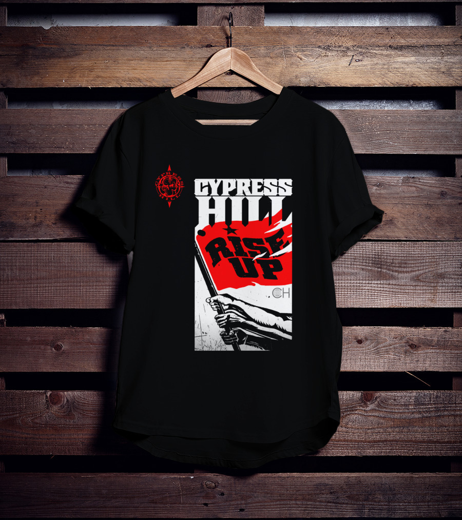 Cypress Hill Rise Up Red Flag Image Cph T-Shirt