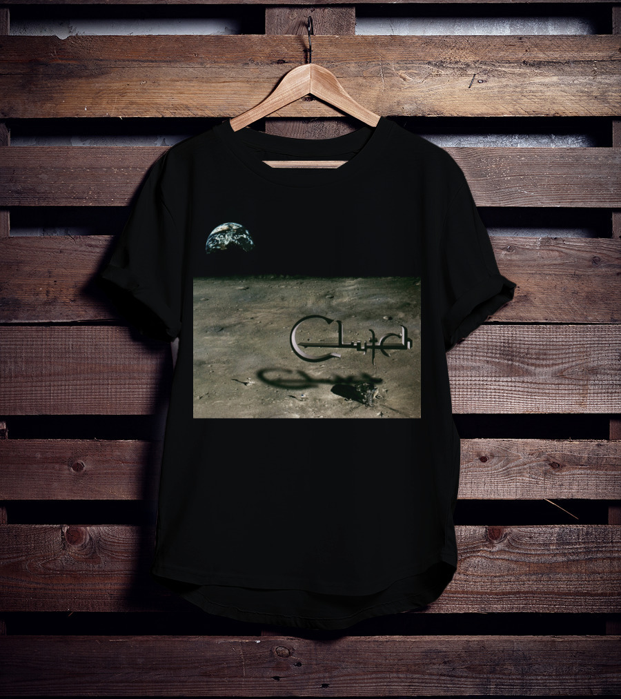 Clutch Earth Moon Landscape T-Shirt
