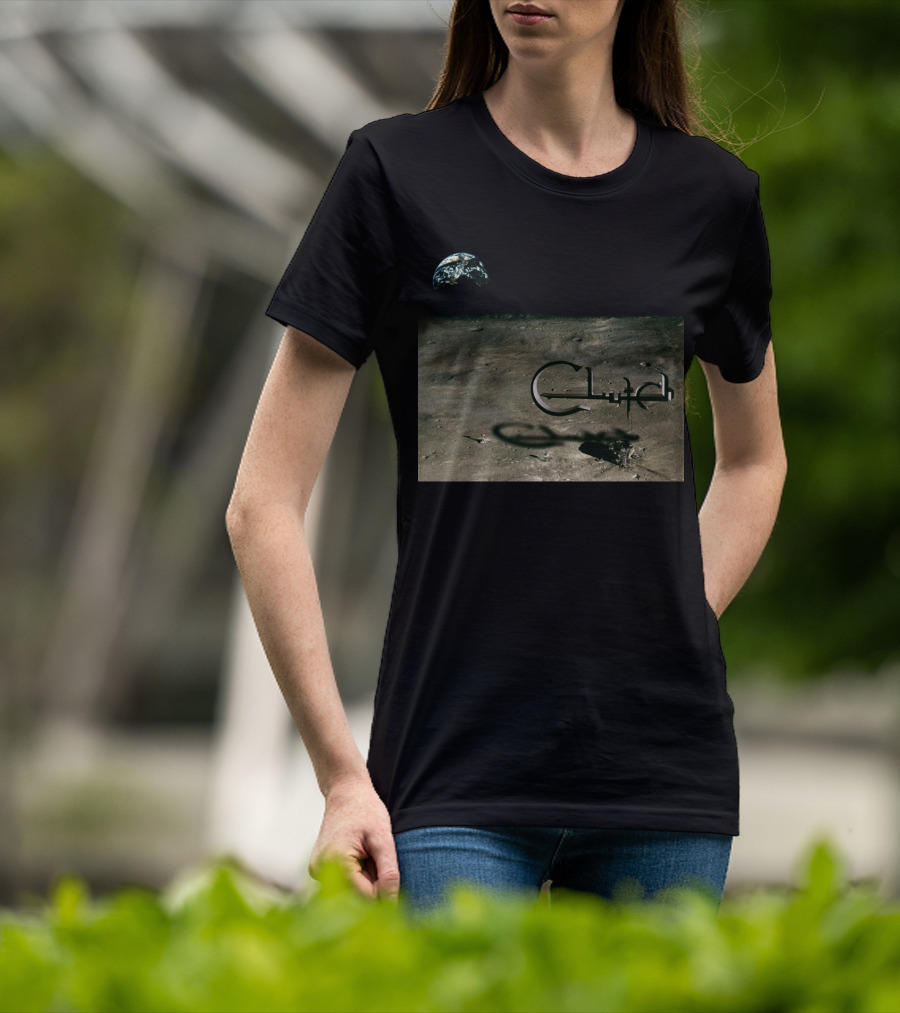 Clutch Earth Moon Landscape T-Shirt