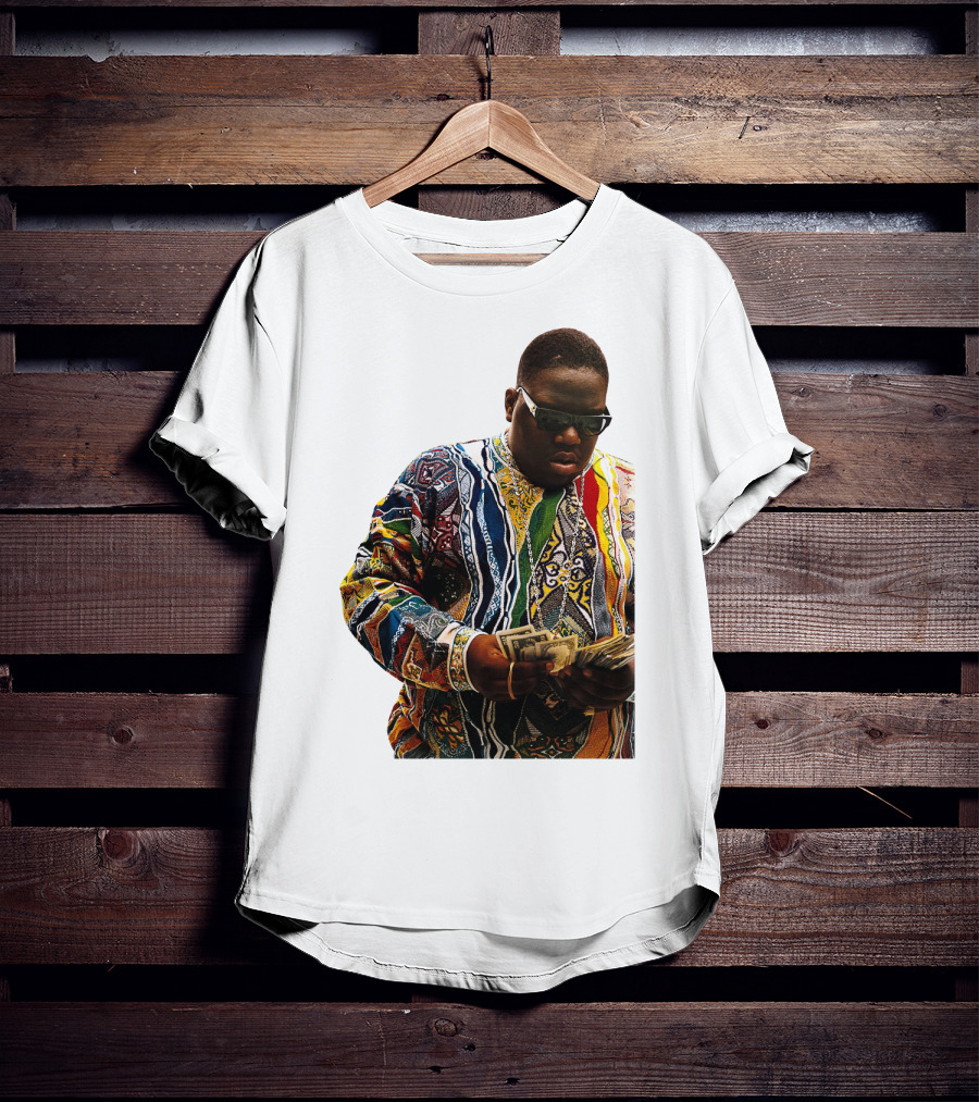 Colorful Sweater Money Counting Sunglasses T-Shirt