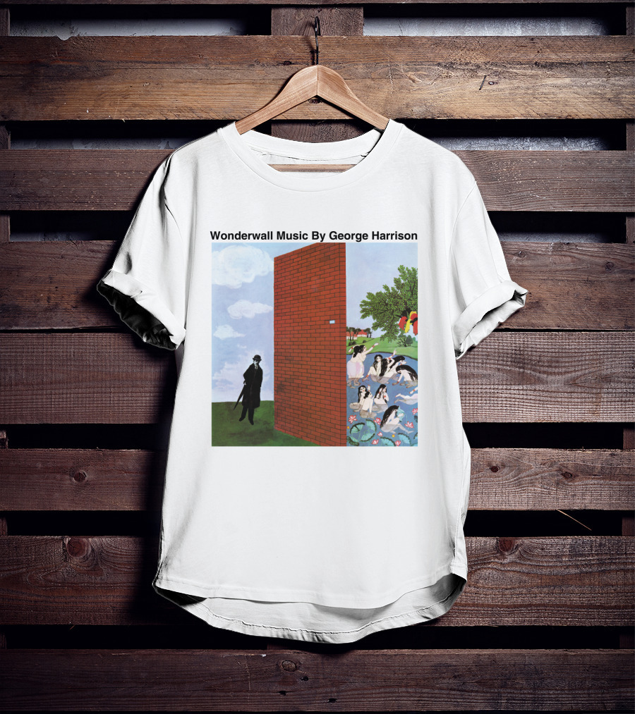 Wonderwall Music By George Harrison Album Cover T-Shirt