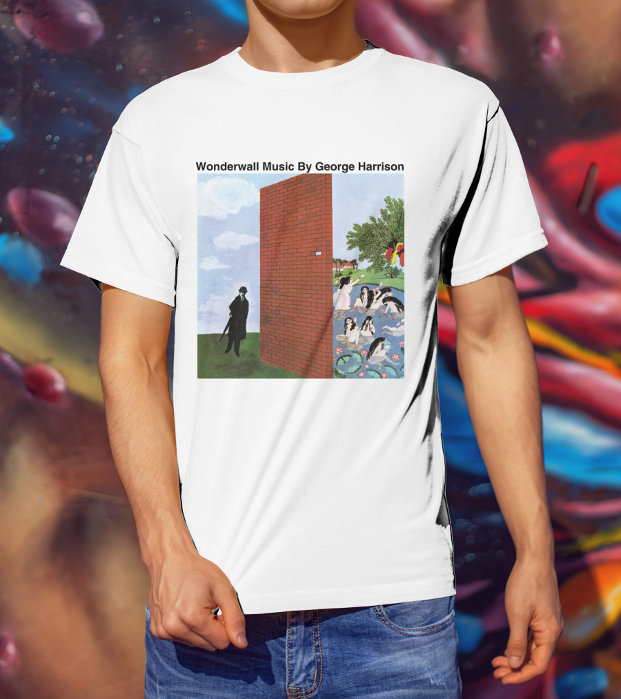 Wonderwall Music By George Harrison Album Cover T-Shirt