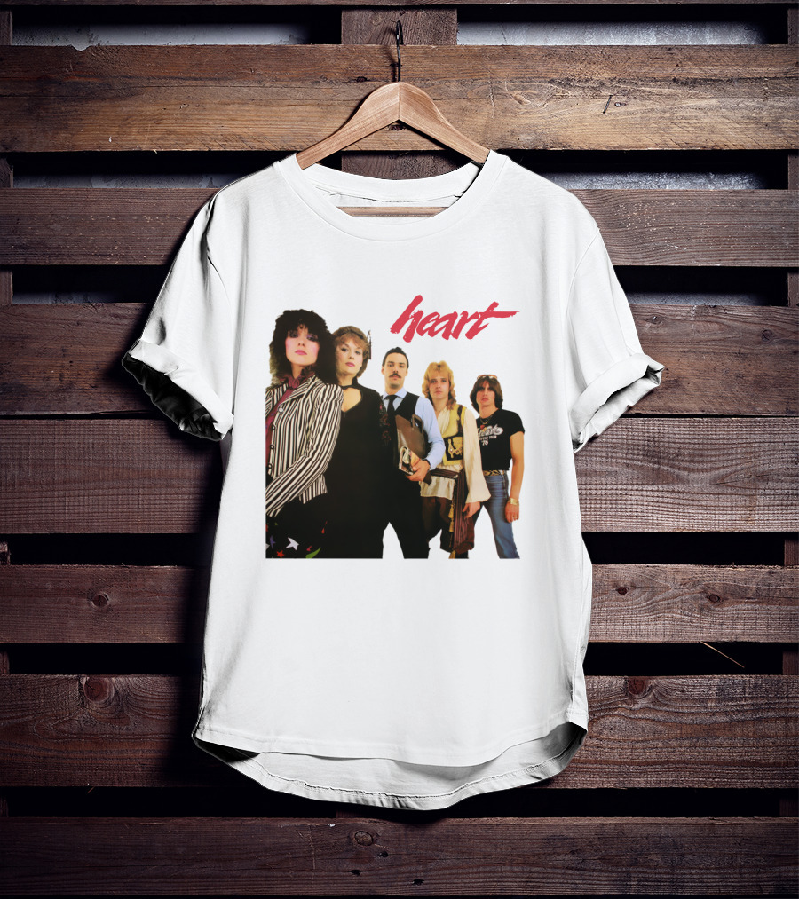 Heart Band Group Photo Lineup T-Shirt