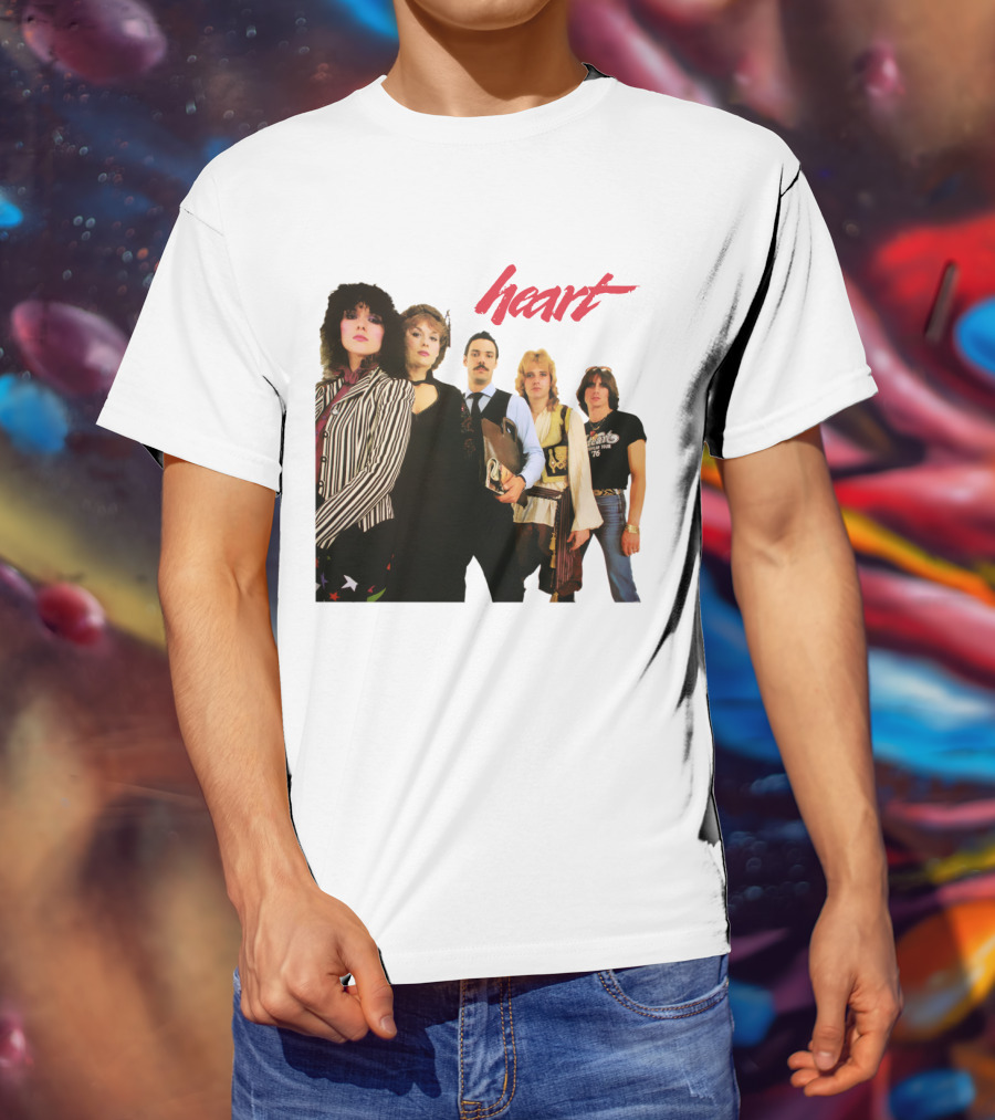 Heart Band Group Photo Lineup T-Shirt