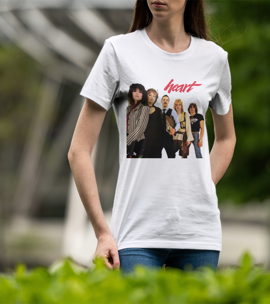 Heart Band Group Photo Lineup T-Shirt
