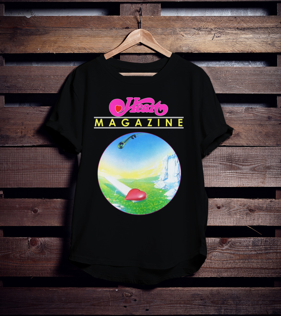 Heart Magazine 1977 Album Cover Art T-Shirt