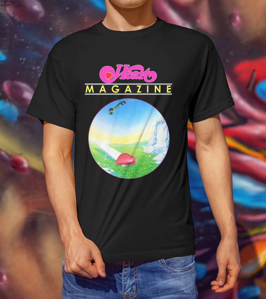 Heart Magazine 1977 Album Cover Art T-Shirt