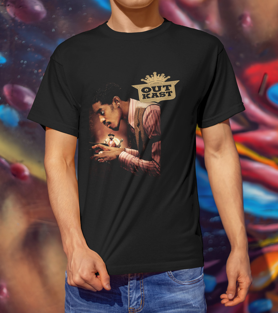 Outkast Classic Album Imagery With Crown T-Shirt
