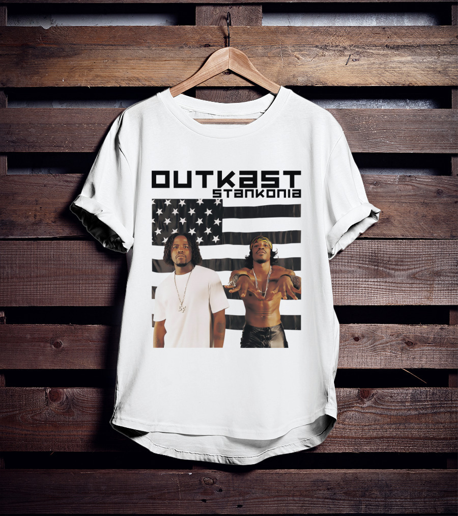Outkast Stankonia American Flag Photo T-Shirt