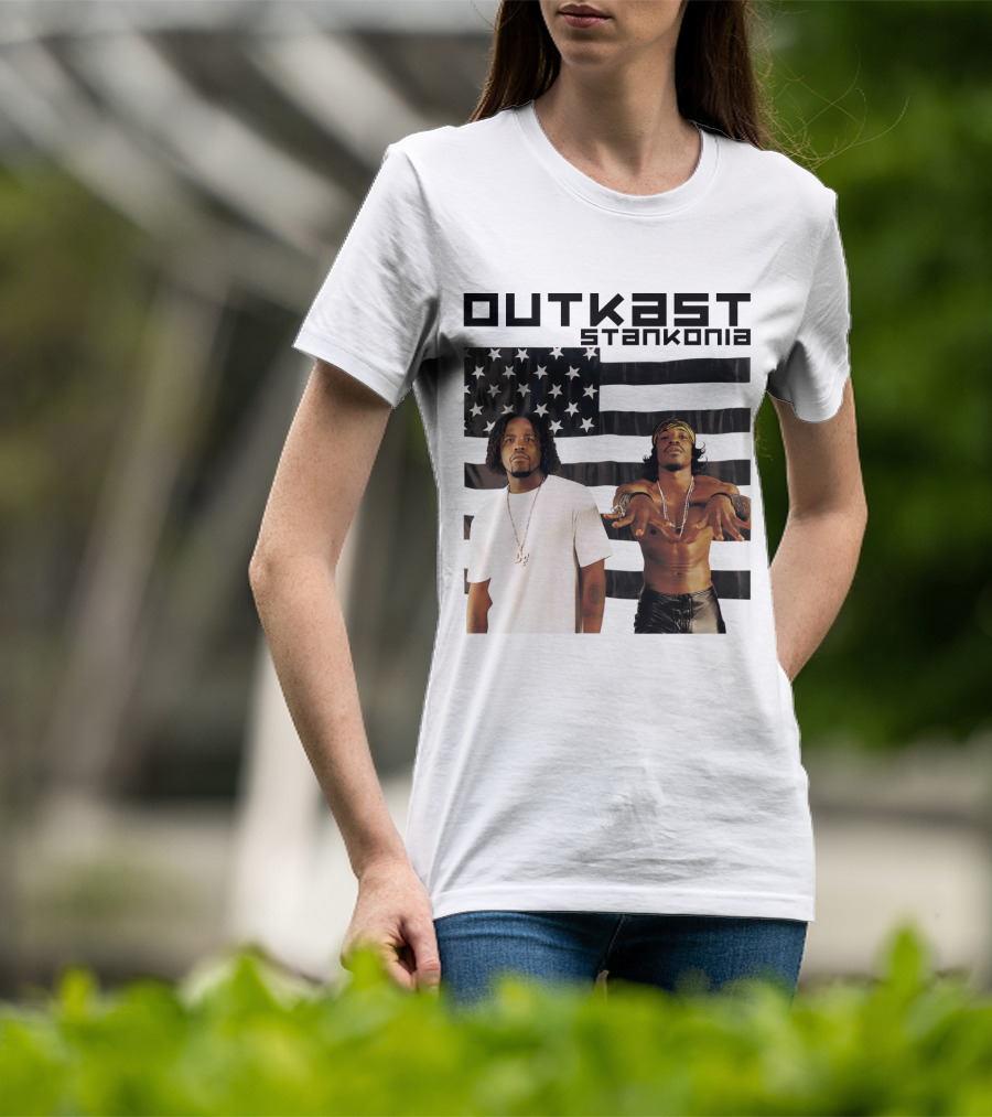 Outkast Stankonia American Flag Photo T-Shirt