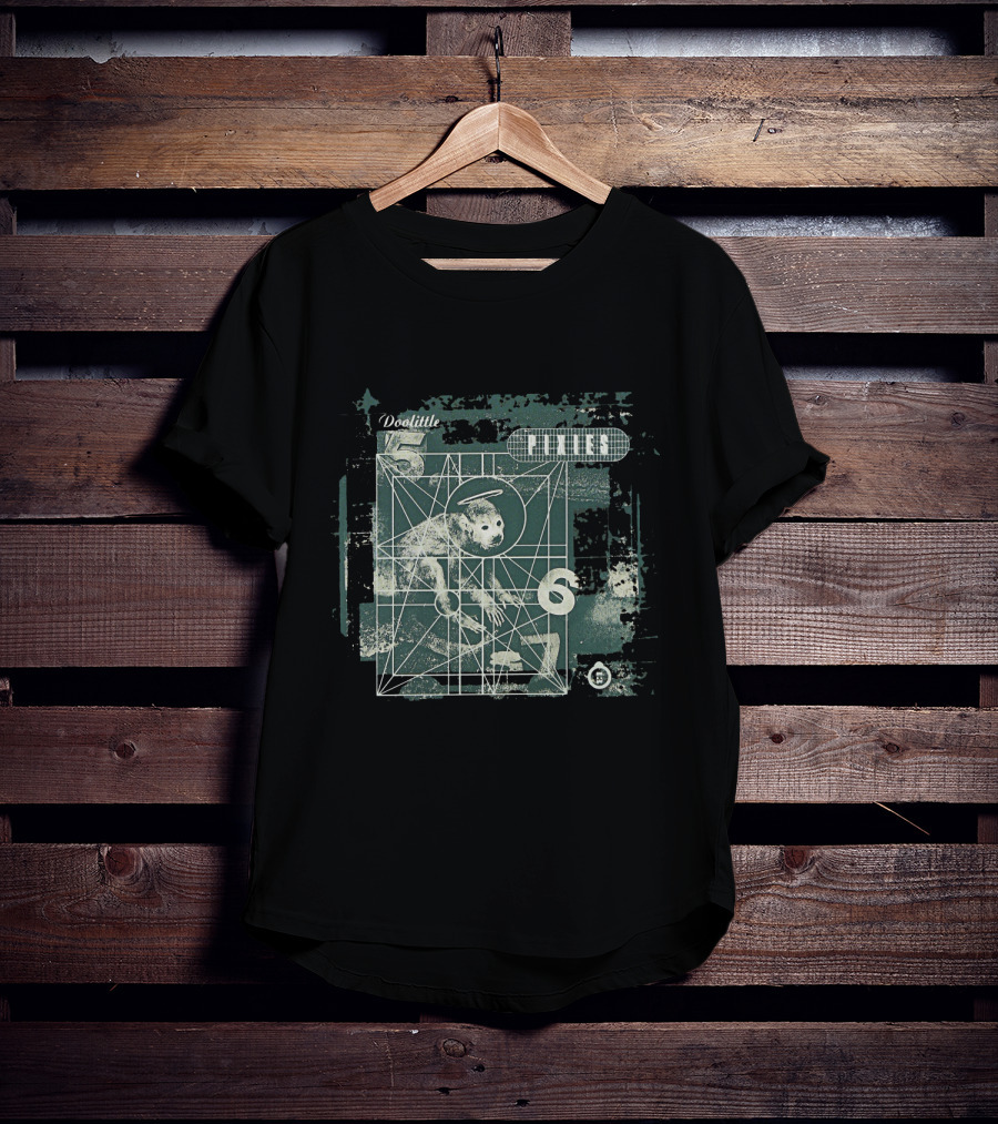 Doolittle Pixies Dog With Grid And Numbers 5 T-Shirt