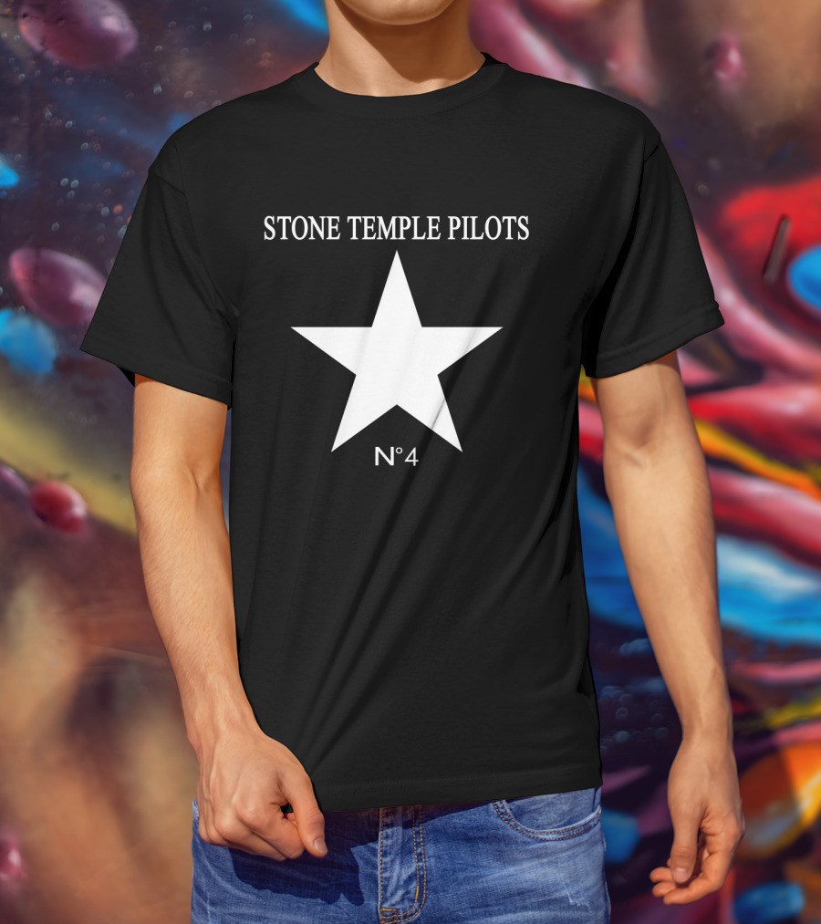 Stone Temple Pilots No 4 Star T-Shirt