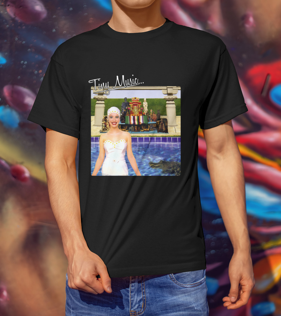 Tiny Music... Spaß Im Schwimmbad Mit Stp Cover Collage T-Shirt