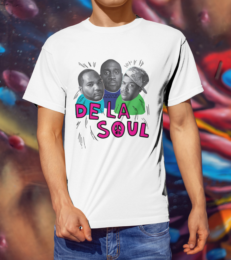 De La Soul Trio Portrait With Peace T-Shirt