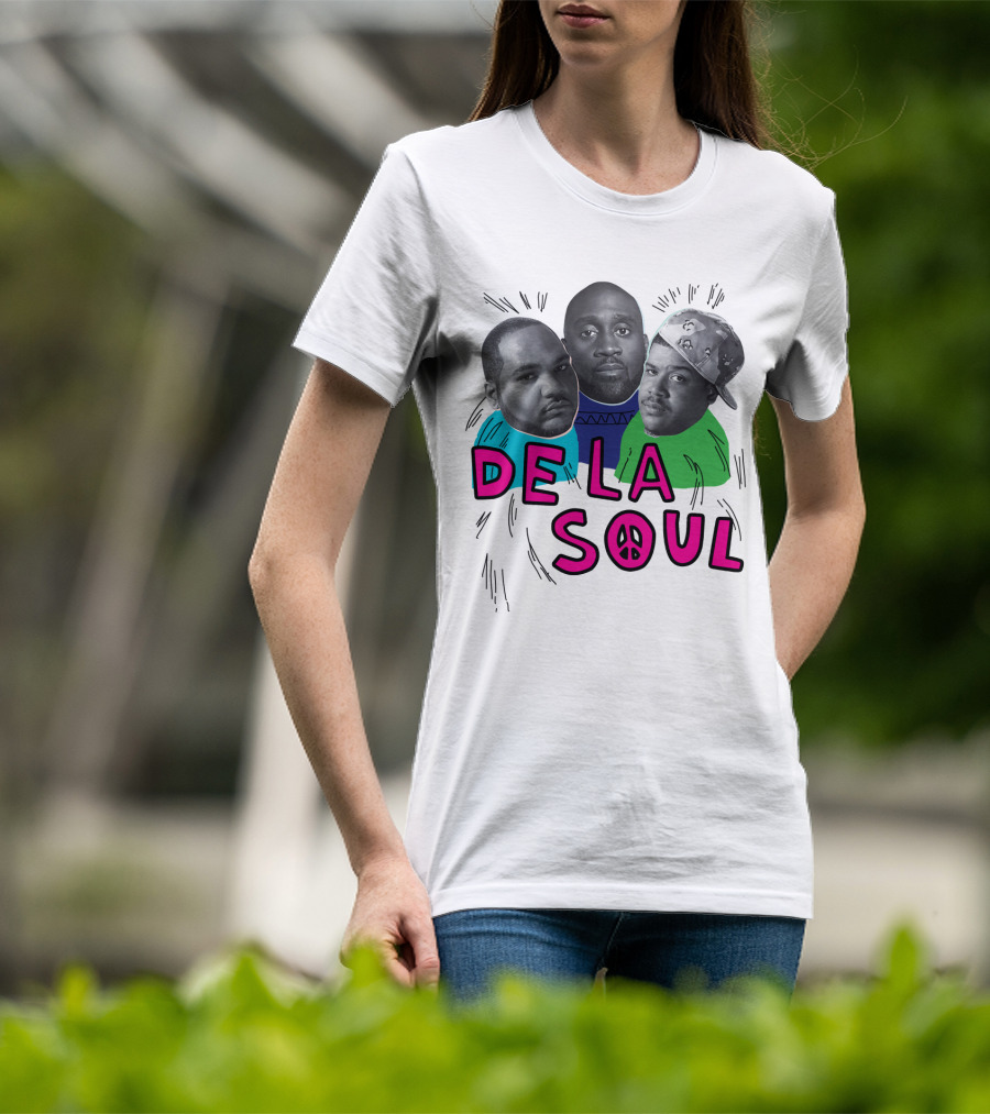 De La Soul Trio Portrait With Peace T-Shirt