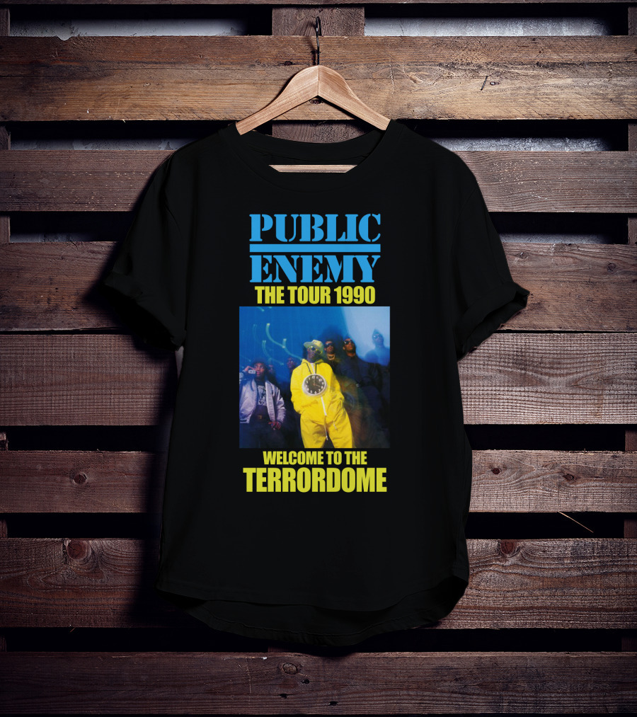 Public Enemy The Tour 1990 Welcome To The Terrordome T-Shirt