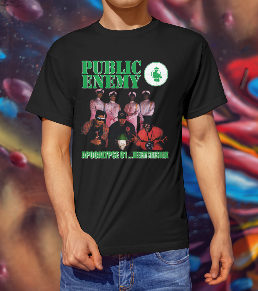 Public Enemy Apocalypse 91 The Enemy Strikes Black T-Shirt