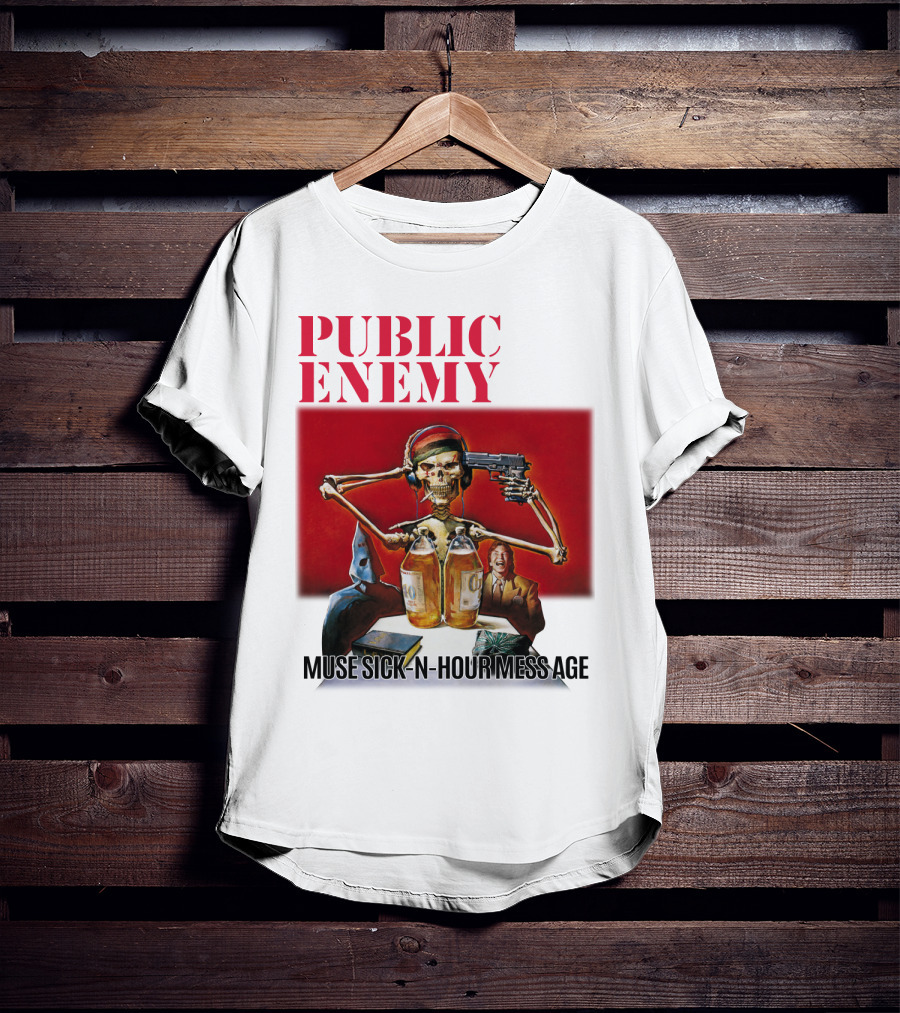 Public Enemy Muse Sick-N-Hour Mess Age T-Shirt