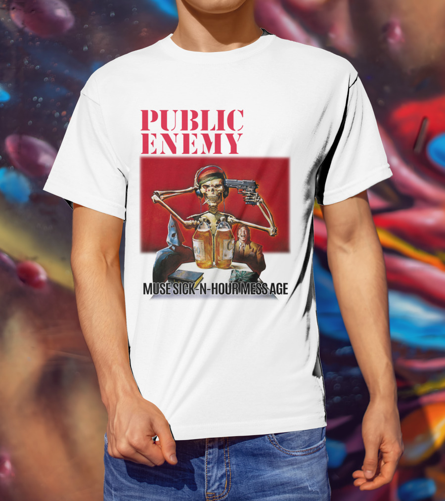 Public Enemy Muse Sick-N-Hour Mess Age T-Shirt