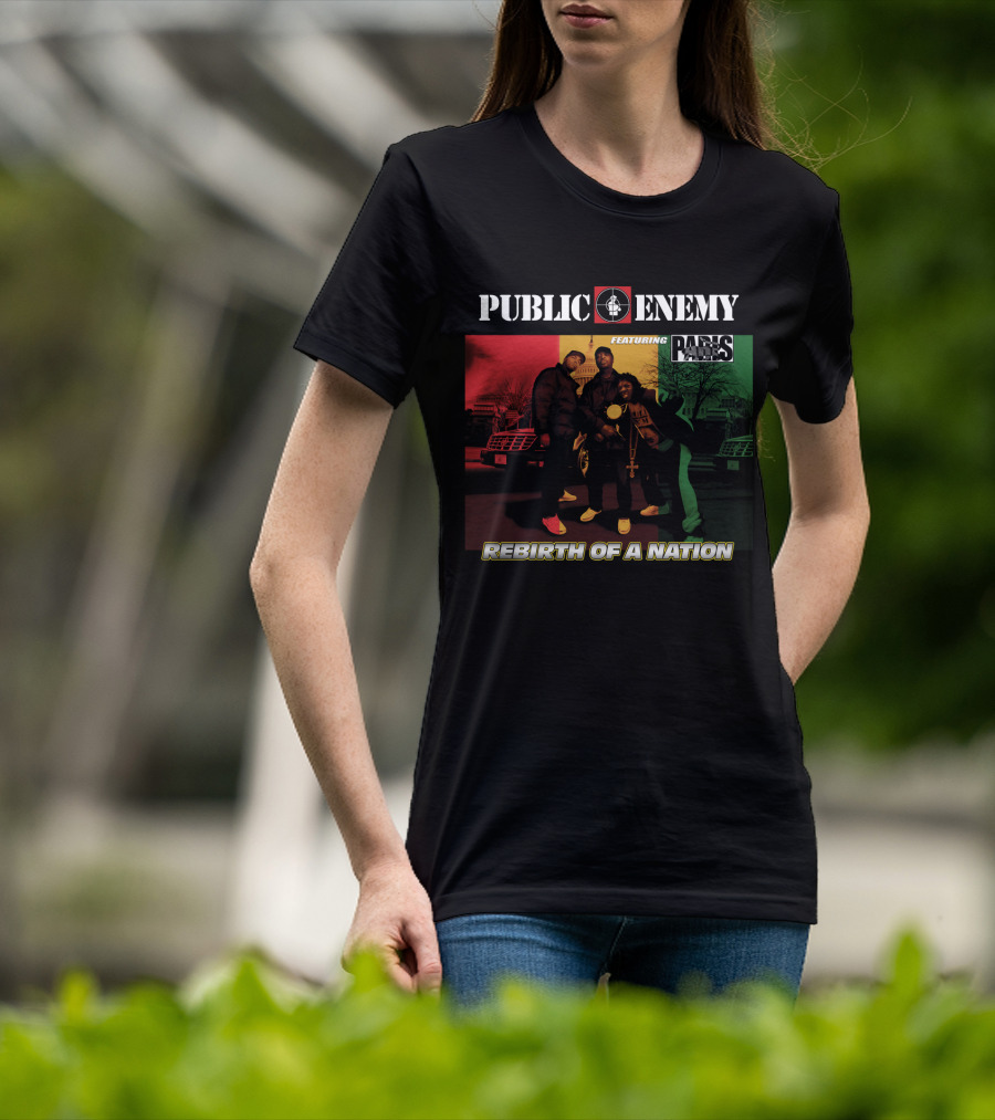 Public Enemy Rebirth Of A Nation Featuring Paris T-Shirt