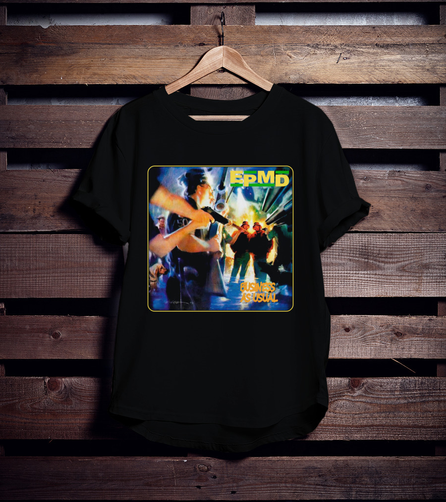 Epmd Business As Usual 8 Album Cover T-Shirt