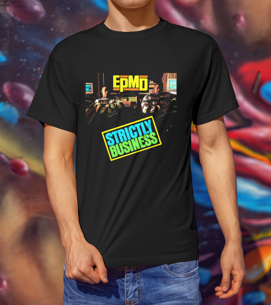Epmd Strictly Business Album Cover With Studio T-Shirt
