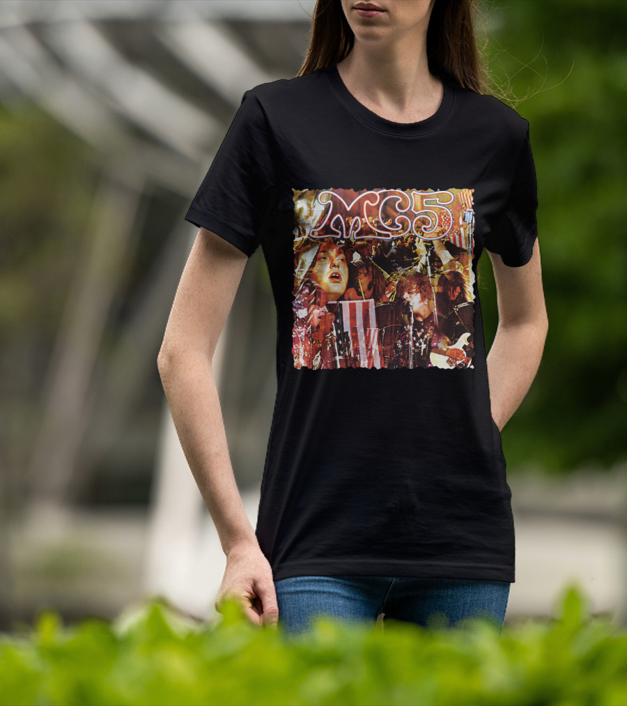 Mc5 American Band Iconic Collage Artwork T-Shirt
