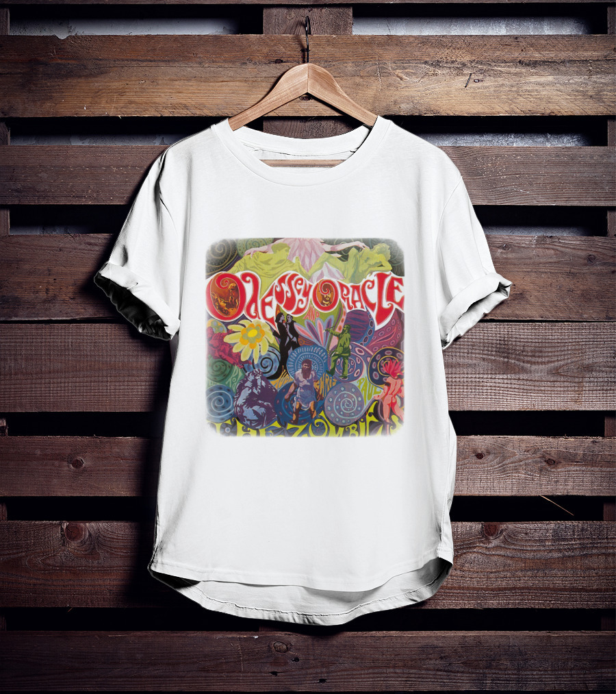 Odessey And Oracle The Zombies Psychedelic Floral T-Shirt