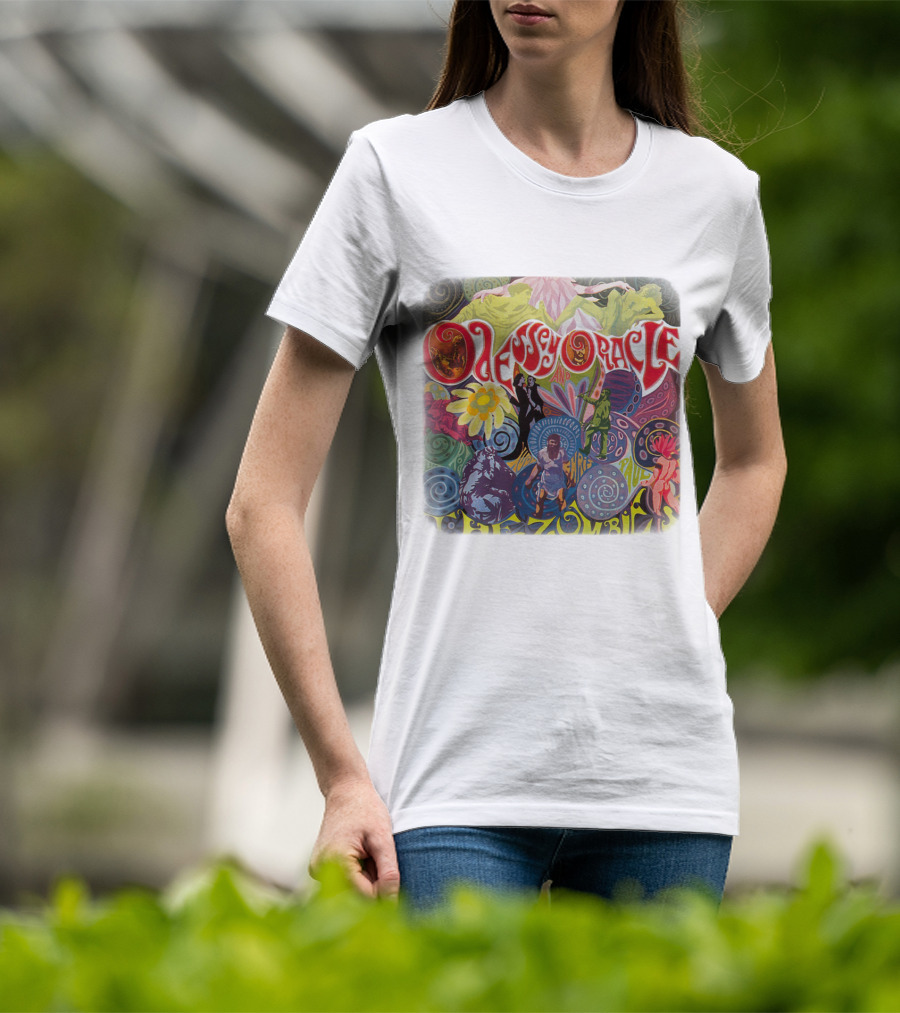 Odessey And Oracle The Zombies Psychedelic Floral T-Shirt
