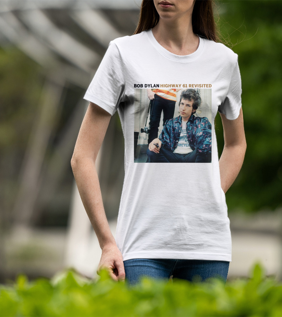 BOB DYLAN HIGHWAY 61 REVISITED 1965 ICONIC ALBUM COVER IMAGE T-Shirt