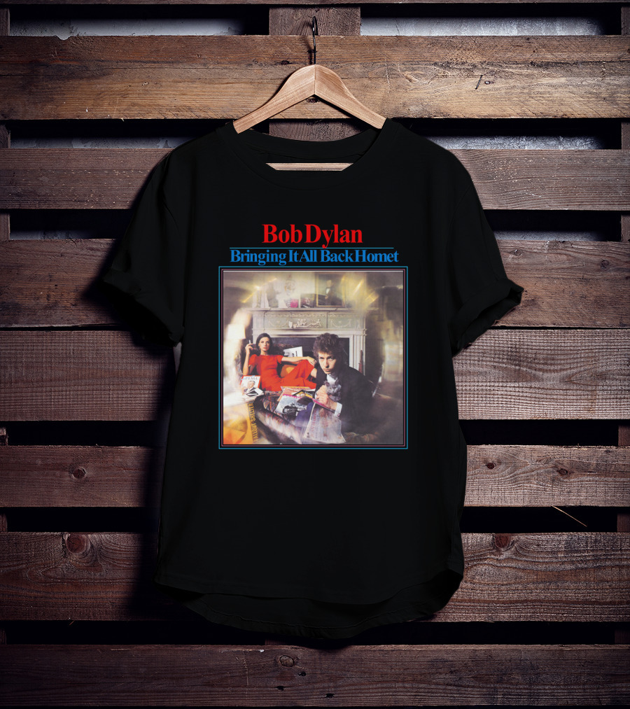 Bob Dylan Bringing It All Back Home Vintage Album Cover T-Shirt