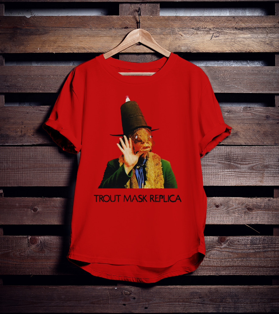 Captain Beefheart Trout Mask Replica Surreal Fish Head T-Shirt