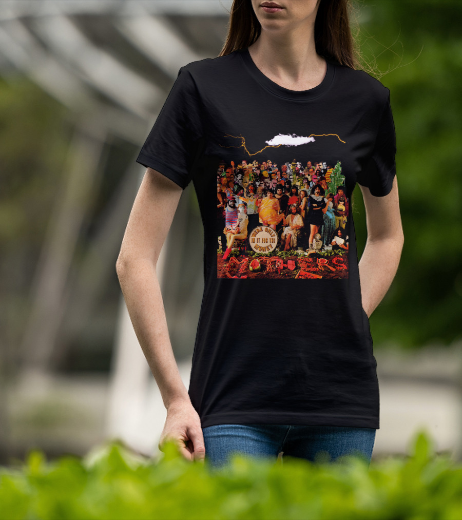 Frank Zappa We're Only In It For The Money Album Cover Collage Style T-Shirt