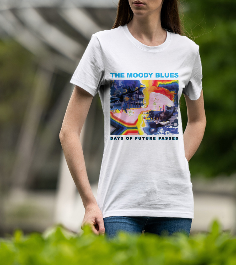 THE MOODY BLUES DAYS OF FUTURE PASSED Psychedelic Album Cover T-Shirt