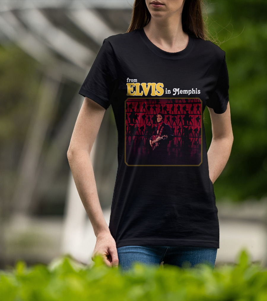 From Elvis In Memphis Elvis Presley Silhouette Stage Performance T-Shirt